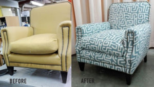 Chair upholstery