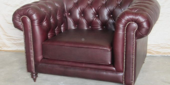 leather armchair